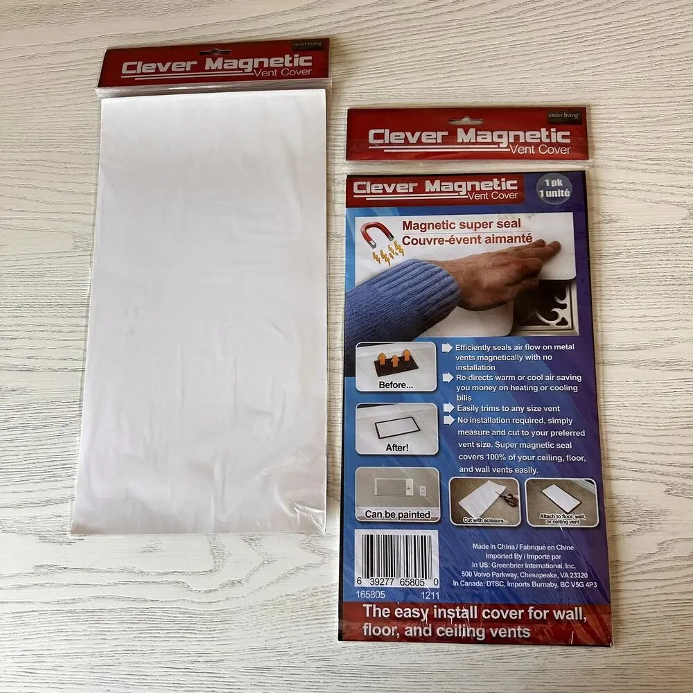 Set of 2 Clever Magnetic Vent Covers NEW